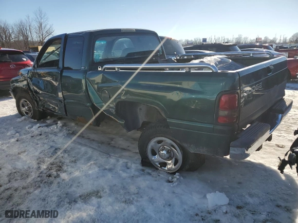 1998 Dodge Ram 1500 with VIN 3B7HC12Y5WG148183, listed as a Copart auction lot 88669105 with 185,723 mi miles and Salvage Title. Bid and sale history available at carsss.com. Image 2.