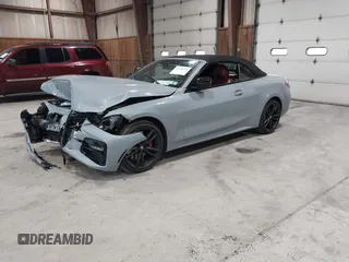 2023 BMW 4 Series 430i xDrive with VIN WBA43AT02PCM45372, listed as a IAAI auction lot 41736410 with 16,695 mi miles and . Bid and sale history available at DreamBid. Image 16.