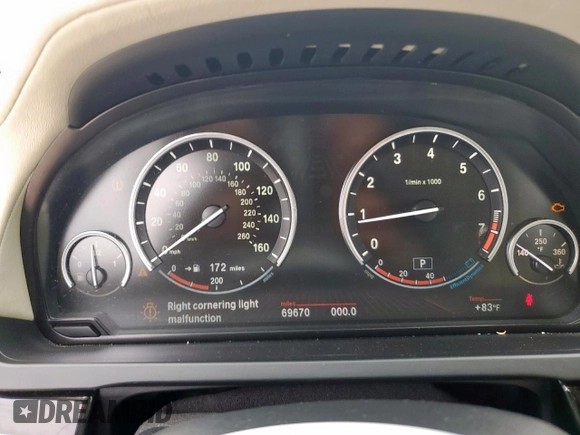 2011 BMW 7 Series 750Li with VIN WBAKB8C58BCY65645, listed as a Copart auction lot 57612775 with 69,670 mi miles and Salvage title. Bid and sale history available at DreamBid. Image 9.