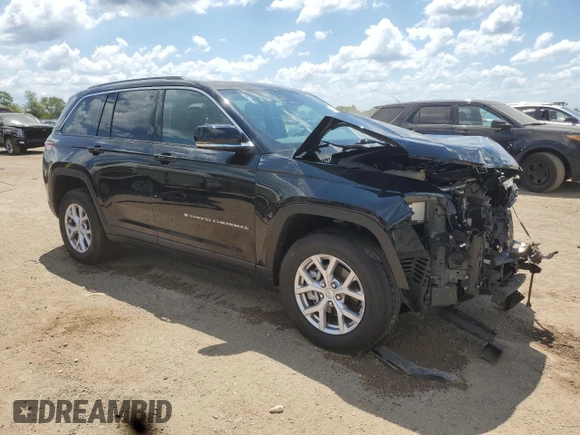 2022 Jeep Grand Cherokee Limited with VIN 1C4RJHBG3N8521574, listed as a Copart auction lot 63047765 with 26,959 mi miles and Salvage title. Bid and sale history available at DreamBid. Image 4.