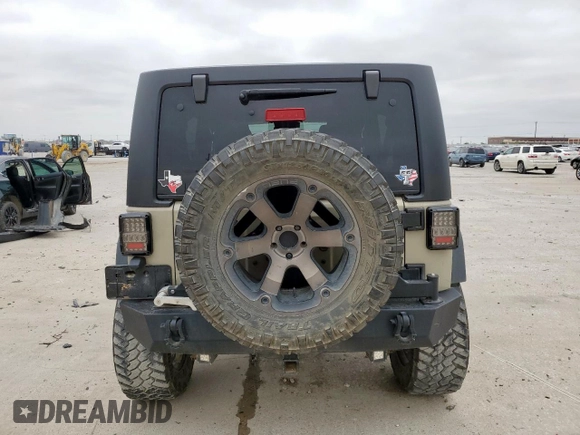 2017 Jeep Wrangler Unlimited Rubicon with VIN 1C4BJWFG1HL667974, listed as a Copart auction lot 59470365 with 22,241 mi miles and Salvage title. Bid and sale history available at DreamBid. Image 6.