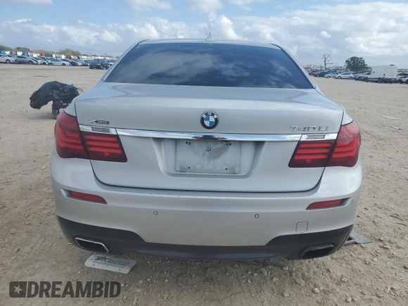 2015 BMW 7 Series 740Li xDrive with VIN WBAYF4C57FGS99225, listed as a Copart auction lot 82167004 with 145,711 mi miles and Salvage Title. Bid and sale history available at carsss.com. Image 6.