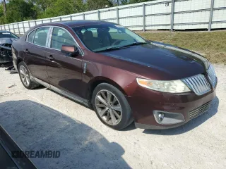 2009 Lincoln MKS with VIN 1LNHM93R19G631250, listed as a Copart auction lot 55442505 with 160,926 mi miles and Salvage Title. Bid and sale history available at DreamBid. Image 4.
