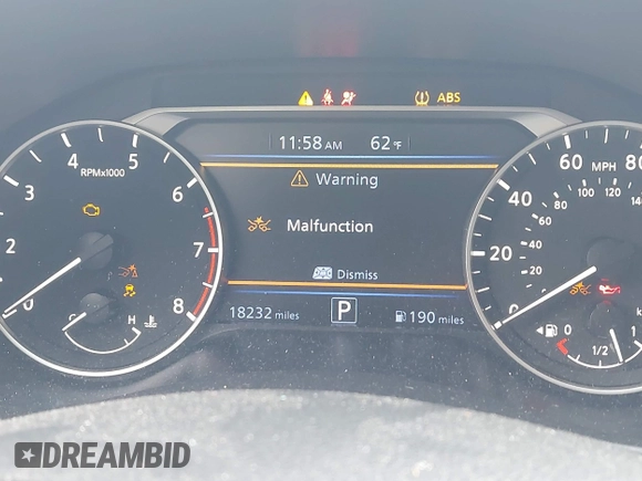 2021 Nissan Altima SV with VIN 1N4BL4DV6MN343648, listed as a IAAI auction lot 42321888 with 18,232 mi miles and . Bid and sale history available at DreamBid. Image 7.