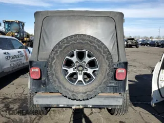 2006 Jeep Wrangler SE with VIN 1J4FA291X6P755424, listed as a Copart auction lot 42643265 with 158,947 mi miles and Clean Title. Bid and sale history available at carsss.com. Image 6.
