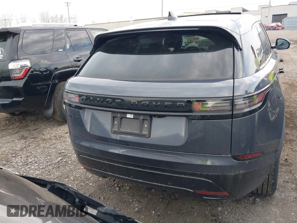2025 Land Rover Range Rover Velar Dynamic SE with VIN SALYL2EX9SA809479, listed as a IAAI auction lot 42150495 with 7,038 mi miles and . Bid and sale history available at DreamBid. Image 4.