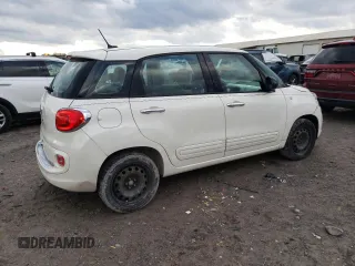 2014 FIAT 500L Pop with VIN ZFBCFAAH4EZ003799, listed as a Copart auction lot 83738304 with 124,266 mi miles and Salvage Title. Bid and sale history available at DreamBid. Image 3.