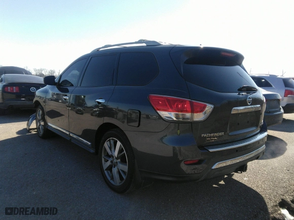 2013 Nissan Pathfinder SL with VIN 5N1AR2MN1DC646224, listed as a IAAI auction lot 41615804 with 102,072 mi miles. Bid and sale history available at carsss.com. Image 3.