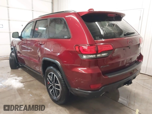2021 Jeep Grand Cherokee Trailhawk with VIN 1C4RJFLG8MC650599, listed as a IAAI auction lot 41277515 with 69,244 mi miles. Bid and sale history available at carsss.com. Image 3.