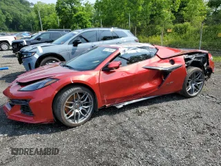 2025 Chevrolet Corvette 2LZ with VIN 1G1YE2D39S5602821, listed as a Copart auction lot 60779425 with 310 mi miles and Salvage title. Bid and sale history available at DreamBid. Image 1.