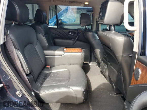 2015 Infiniti QX80 with VIN JN8AZ2NE2F9080582, listed as a Copart auction lot 53046475 with 172,209 mi miles and Salvage title. Bid and sale history available at DreamBid. Image 11.