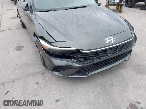 2024 Hyundai Elantra SEL with VIN KMHLM4DG8RU801681, listed as a IAAI auction lot 41629800 with 13,125 mi miles. Bid and sale history available at carsss.com. Image 6.