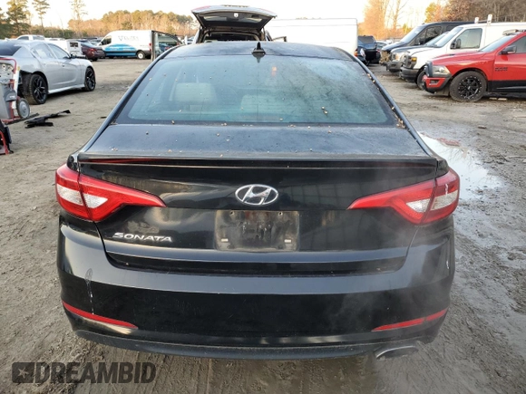 2015 Hyundai Sonata 2.4L SE with VIN 5NPE24AF2FH202103, listed as a Copart auction lot 43662165 with 151,058 mi miles and Clean Title. Bid and sale history available at carsss.com. Image 6.