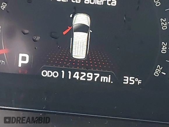 2014 Kia Sorento EX with VIN 5XYKUDA73EG468614, listed as a IAAI auction lot 41721133 with 114,297 mi miles. Bid and sale history available at carsss.com. Image 15.