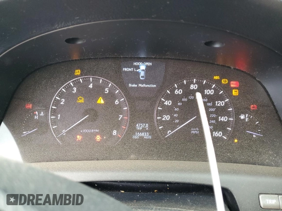 2011 Lexus LS 460 с VIN JTHCL5EF2B5010015, выставлен на аукционе Copart как лот 65640455 с пробегом 166 833 миль миль и Списание • Salvage title. История ставок и продаж доступна на DreamBid. Изображение 9.