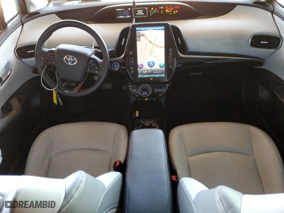 2020 Toyota Prius Prime LE with VIN JTDKARFP3L3127648, listed as a Copart auction lot 46865235 with 51,342 mi miles and Salvage Title. Bid and sale history available at carsss.com. Image 8.