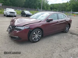 2015 Acura TLX Technology z VIN 19UUB1F59FA010664, wystawiony jako Copart lot #57842025 z przebiegiem 136 657 mil mil oraz Szkoda całkowita • Salvage title. Historia ofert i sprzedaży dostępna na DreamBid. Obrazek 1.