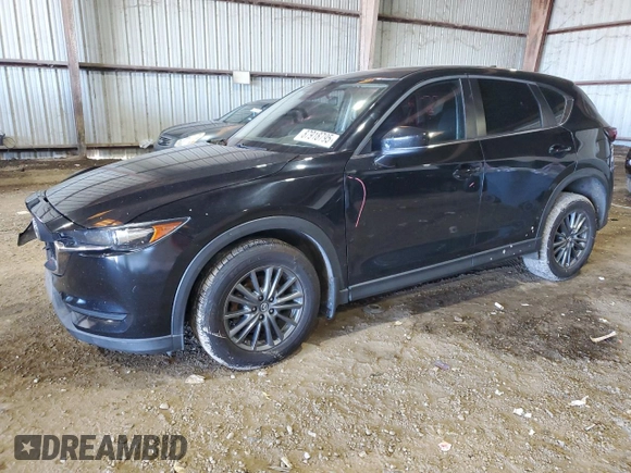 2017 Mazda CX-5 Sport with VIN JM3KFABL9H0210264, listed as a Copart auction lot 87918795 with 129,827 mi miles and Salvage Title. Bid and sale history available at carsss.com. Image 1.