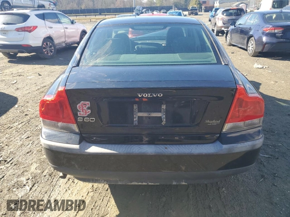 2004 Volvo S60 with VIN YV1RS61T742396297, listed as a Copart auction lot 47384605 with 125,302 mi miles and Salvage Title. Bid and sale history available at carsss.com. Image 6.