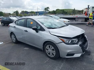 2021 Nissan Versa S with VIN 3N1CN8DV7ML807341, listed as a IAAI auction lot 38933950 with 91,045 mi miles and . Bid and sale history available at DreamBid. Image 1.
