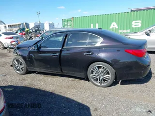 2014 Infiniti Q50 Premium with VIN JN1BV7AR0EM689783, listed as a IAAI auction lot 41661020 with 124,762 mi miles. Bid and sale history available at carsss.com. Image 14.