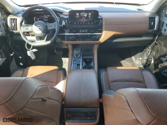 2024 Nissan Pathfinder Platinum with VIN 5N1DR3DH3RC233340, listed as a Copart auction lot 46373455 with 14,057 mi miles and Salvage Title. Bid and sale history available at carsss.com. Image 8.