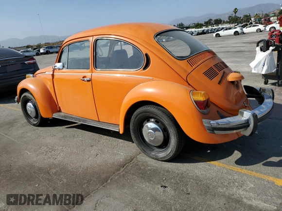 1974 Volkswagen Beetle with VIN 1342582192, listed as a Copart auction lot 61535715 with 12,629 mi miles and Clean title. Bid and sale history available at DreamBid. Image 2.