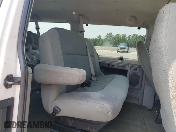 2008 Ford Econoline Passenger XL with VIN 1FBSS31L38DA39249, listed as a Copart auction lot 58163155 with 240,517 mi miles and Salvage title. Bid and sale history available at DreamBid. Image 11.