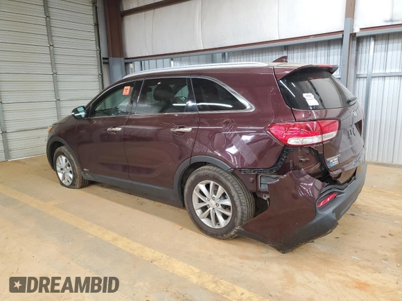 2018 Kia Sorento LX with VIN 5XYPGDA34JG415439, listed as a Copart auction lot 47935795 with 96,866 mi miles and Salvage Title. Bid and sale history available at carsss.com. Image 2.