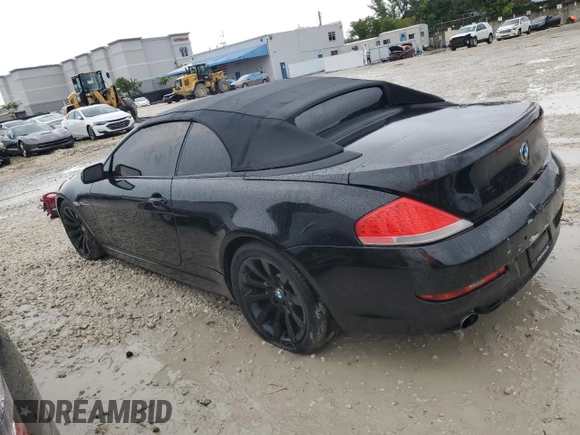 2007 BMW 6 Series 650i z VIN WBAEK135X7CN83213, wystawiony jako Copart lot #74944794 z przebiegiem Nie podano mil oraz Czysty tytuł • Clean title. Historia ofert i sprzedaży dostępna na DreamBid. Obrazek 2.