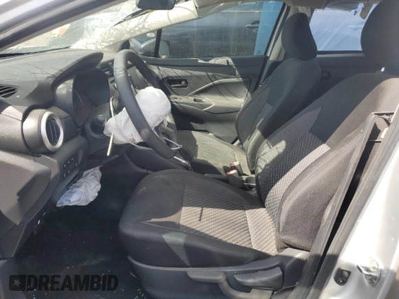 2020 Nissan Versa S with VIN 3N1CN8DVXLL905598, listed as a Copart auction lot 45409355 with 81,744 mi miles and Salvage Title. Bid and sale history available at DreamBid. Image 7.