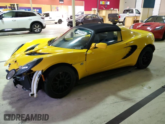2005 Lotus Elise с VIN SCCPC11185HL33279, выставлен на аукционе Copart как лот 87432634 с пробегом Не указан миль и Списание • Salvage title. История ставок и продаж доступна на DreamBid. Изображение 1.