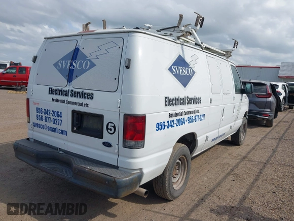 2008 Ford Econoline Cargo Commercial with VIN 1FTNE24L08DA86051, listed as a IAAI auction lot 42040533 with Not Provided miles and . Bid and sale history available at carsss.com. Image 4.