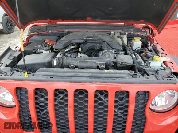 2020 Jeep Gladiator Sport S with VIN 1C6HJTAG0LL131338, listed as a Copart auction lot 50883235 with 50,547 mi miles and Salvage title. Bid and sale history available at DreamBid. Image 11.