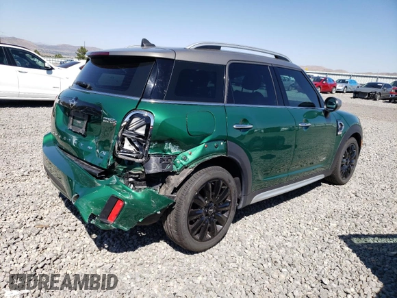 2021 MINI Countryman Cooper S with VIN WMZ83BR09M3N14684, listed as a Copart auction lot 68949604 with 34,795 mi miles and Salvage title. Bid and sale history available at DreamBid. Image 3.