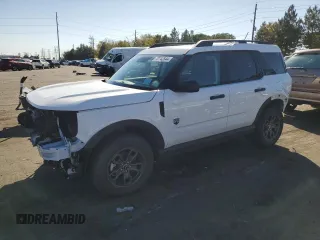 2024 Ford Bronco Sport Big Bend with VIN 3FMCR9B68RRE16976, listed as a Copart auction lot 72742844 with 1,757 mi miles and Salvage title. Bid and sale history available at DreamBid. Image 1.