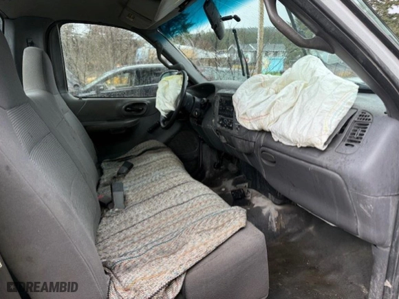 2002 Ford F-150 Heritage XL with VIN 2FTRF17222CA30325, listed as a Copart auction lot 44594185 with 0 mi miles and Salvage Title. Bid and sale history available at carsss.com. Image 6.
