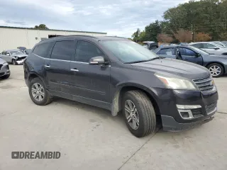 2015 Chevrolet Traverse LT with VIN 1GNKRGKD7FJ132402, listed as a Copart auction lot 79071294 with 120,316 mi miles and Salvage title. Bid and sale history available at DreamBid. Image 4.