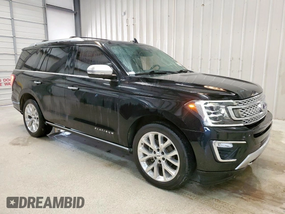 2018 Ford Expedition Platinum with VIN 1FMJU1MT3JEA17670, listed as a Copart auction lot 58159755 with 191,773 mi miles and Clean title. Bid and sale history available at DreamBid. Image 4.