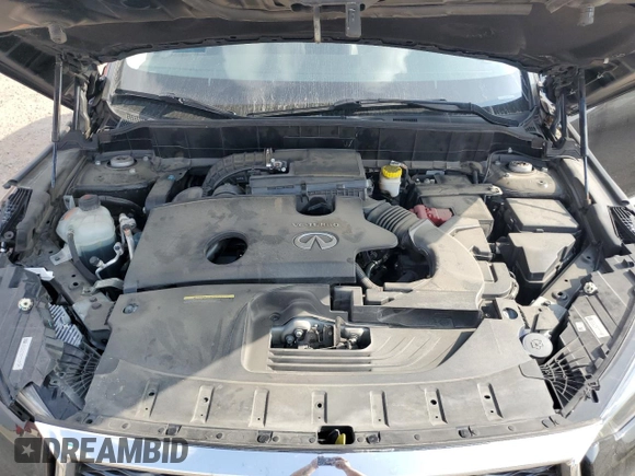 2022 Infiniti QX50 Pure with VIN 3PCAJ5AB1NF116220, listed as a Copart auction lot 48974075 with 73,079 mi miles and Salvage title. Bid and sale history available at DreamBid. Image 11.