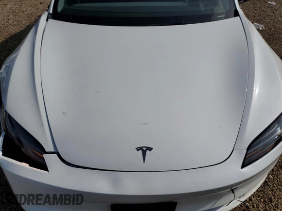 2025 Tesla Model 3 Long Range z VIN 5YJ3E1EB1SF962360, wystawiony jako Copart lot #54586115 z przebiegiem 391 mil mil oraz Szkoda całkowita • Salvage title. Historia ofert i sprzedaży dostępna na DreamBid. Obrazek 11.