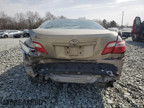 2008 Toyota Camry LE with VIN 4T1BE46K18U246209, listed as a Copart auction lot 49583975 with 375,317 mi miles and Salvage Title. Bid and sale history available at carsss.com. Image 6.