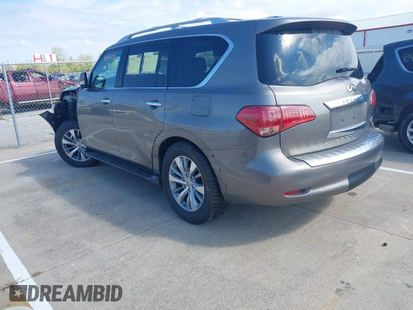 2015 Infiniti QX80 z VIN JN8AZ2NC8F9370971, wystawiony jako IAAI lot #40405096 z przebiegiem 71 990 mil mil oraz . Historia ofert i sprzedaży dostępna na DreamBid. Obrazek 3.