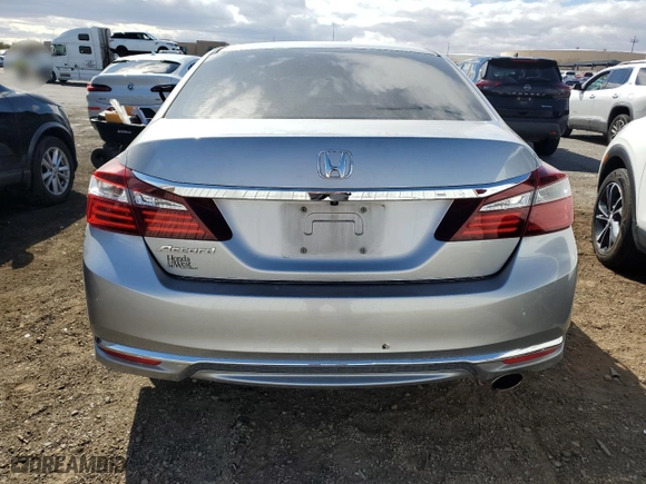 2017 Honda Accord Sedan LX with VIN 1HGCR2F32HA176247, listed as a Copart auction lot 48908995 with 131,380 mi miles and Salvage Title. Bid and sale history available at carsss.com. Image 6.