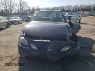 2002 Ford Escort ZX2 Standard with VIN 3FAFP11322R133324, listed as a Copart auction lot 46876655 with 143,367 mi miles and Salvage Title. Bid and sale history available at carsss.com. Image 5.