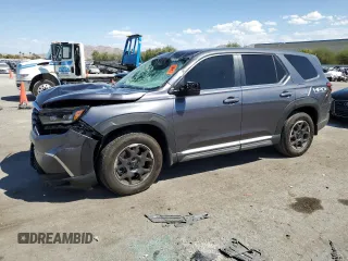 2023 Honda Pilot EX-L 8 Passenger with VIN 5FNYG2H42PB013197, listed as a Copart auction lot 69126264 with 19,243 mi miles and Salvage Title. Bid and sale history available at carsss.com. Image 1.