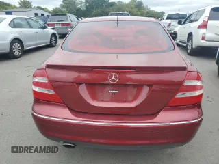 2005 Mercedes-Benz CLK 500 with VIN WDBTJ75J05F146020, listed as a Copart auction lot 69732064 with 136,463 mi miles and Salvage Title. Bid and sale history available at carsss.com. Image 6.