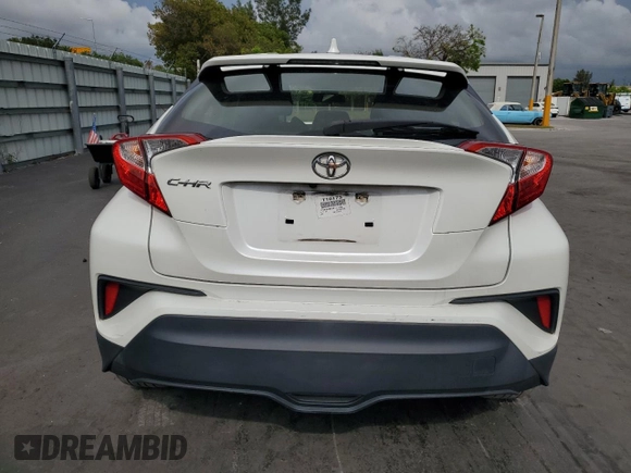 2019 Toyota C-HR XLE with VIN JTNKHMBX5K1014388, listed as a Copart auction lot 55607315 with 80,738 mi miles and Non Repairable. Bid and sale history available at DreamBid. Image 6.