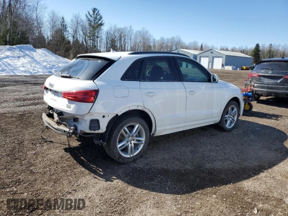 2017 Audi Q3 Premium z VIN WA1ECCFS1HR000761, wystawiony jako Copart lot #49047005 z przebiegiem 85 152 mil mil oraz Szkody całkowita. Historia ofert i sprzedaży dostępna na DreamBid. Obrazek 3.