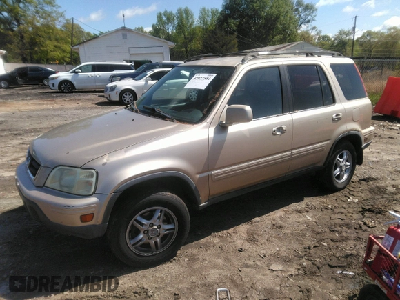 2000 Honda CR-V SE with VIN JHLRD1875YS012621, listed as a IAAI auction lot 42027584 with 211,710 mi miles. Bid and sale history available at carsss.com. Image 2.